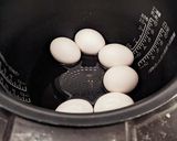 簡単炊飯器で温玉作り方1写真