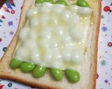 のせるだけ♪ツナと枝豆と塩こぶのトースト作り方5写真