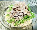 超簡単！冷しゃぶと水菜の胡麻ダレそうめん作り方10写真