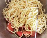 大量消費☆大葉トマトだけ冷製カッペリーニ作り方2写真