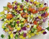 夏野菜たっぷりソースの冷たい豚しゃぶ作り方4写真