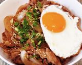 超簡単！スタミナ補給に豚の生姜焼き丼作り方10写真