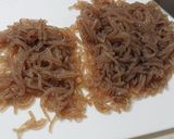 糸こんにゃくと牛肉の甘辛ピリ辛作り方2写真
