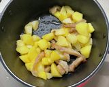 じゃがいもの牛筋炒め物作り方1写真