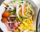 お一人様市販の冷やし中華レモンラーメン風作り方7写真