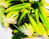 中華　やみつき！　　　青梗菜の青菜炒め！作り方15写真