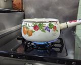 我が家の　ニラ玉スープ（旧バージョン）作り方2写真