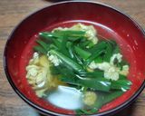 我が家の　ニラ玉スープ（旧バージョン）作り方15写真