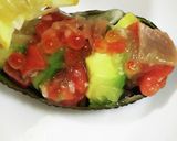 うちの味♪塩麹とお刺身で♪和のアボカド♪作り方13写真