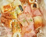 お弁当、一品に♪ハムちくわのマヨぽん炒め作り方3写真