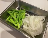 サーモンとアスパラの本格クリームパスタ作り方1写真