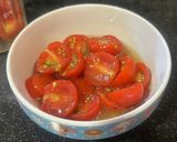 市販のドレッシングでトマトのマリネ作り方5写真