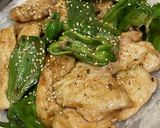 ビーマン主役の鶏むね肉炒め作り方7写真