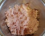 水煮大豆と挽肉のモヤシ揚げ作り方4写真