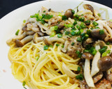 しめじと豚の簡単和風味噌パスタ作り方10写真
