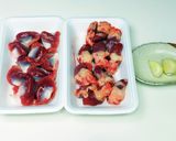 砂肝とハツのアヒージョ作り方1写真