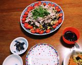 茄子と豚肉と青紫蘇の冷しゃぶを梅ポン酢で作り方7写真