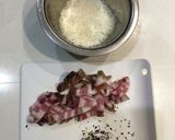 【簡単】パンチェッタ&チーズパスタ作り方1写真