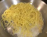 【簡単】パンチェッタ&チーズパスタ作り方4写真
