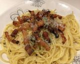 【簡単】パンチェッタ&チーズパスタ作り方6写真