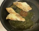 白身魚のポワレローズマリー生クリーム和え作り方1写真