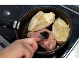鶏肉のクリームソース＆バターライス★動画作り方15写真