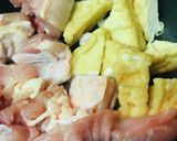 鶏肉の「生姜湯」ゴーヤーチャンプルー作り方1写真
