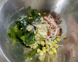 ワカメとコーンのサラダ作り方4写真