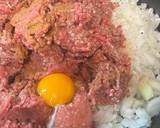 ワンパンレシピ！簡単ふわふわハンバーグ作り方1写真