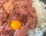 ワンパンレシピ！簡単ふわふわハンバーグ作り方1写真