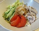 冷しゃぶサラダうどん作り方5写真