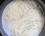 夏の冷やしうどん☆カラシとガリの中華風作り方1写真