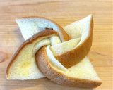 カフェ風💕可愛くアレンジ♪風車トースト作り方10写真
