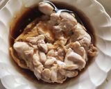 一家に衝撃☆鶏モモ肉ぶっかけおろし☆弁当作り方2写真