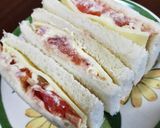 のせるだけ♪ツナトマチーズのサンドイッチ作り方4写真