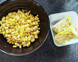 余ったとうもろこしの芯でかきたま味噌汁作り方1写真
