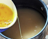 余ったとうもろこしの芯でかきたま味噌汁作り方4写真