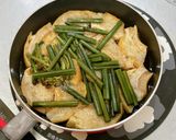 しみしみで美味し♪わらびと車麩の卵とじ作り方6写真
