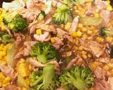 ブロッコリー春雨コーンと豚肉の中華風炒め作り方6写真
