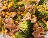 ブロッコリー春雨コーンと豚肉の中華風炒め作り方8写真