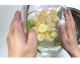 電子レンジ調理♪めんたいポテサラ★動画★作り方4写真
