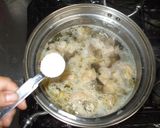 鶏肉・ネギの生姜スープ♪簡単夏の胃腸に作り方4写真