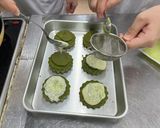 米粉の簡単抹茶ホワイトチョコマフィン作り方7写真