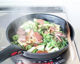 だしパックで旨味を【ゴーヤチャンプルー】作り方6写真