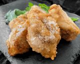 63℃ 鶏ももの「にんにく塩麹」唐揚げ作り方32写真