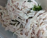 きゅうりと鶏むね肉の塩昆布サラダ★中華風作り方4写真
