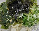 デパ地下デリ♪わかめと豆腐の韓国風サラダ作り方6写真