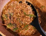 挽き肉 トマト ピーマンのドライカレー作り方6写真