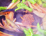 ナスとししとうの唐辛子味噌炒め。作り方7写真