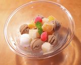 ヨーグルトとオールブランのアイスデザート作り方7写真